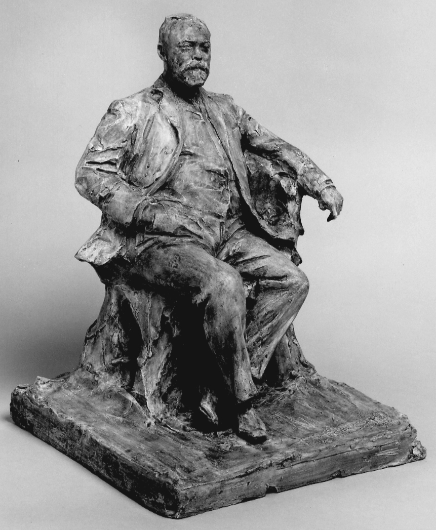 ritratto d'uomo (scultura, opera isolata) di Troubetzkoy Paolo (inizio sec. XX)