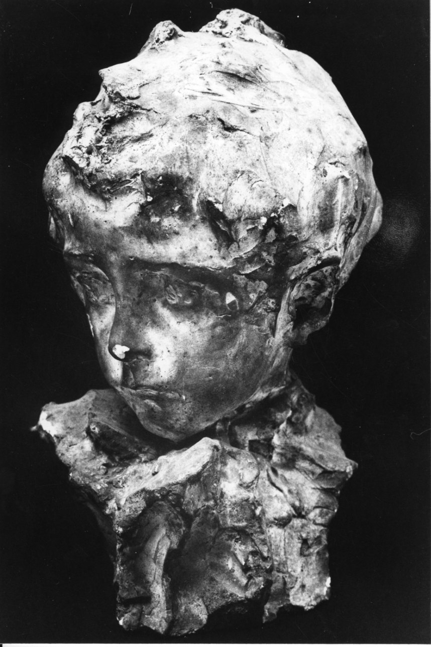 testa di bambino (scultura, opera isolata) di Troubetzkoy Paolo (fine sec. XIX)