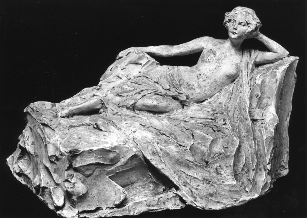 figura femminile nuda (scultura, opera isolata) di Troubetzkoy Paolo (secondo quarto sec. XX)