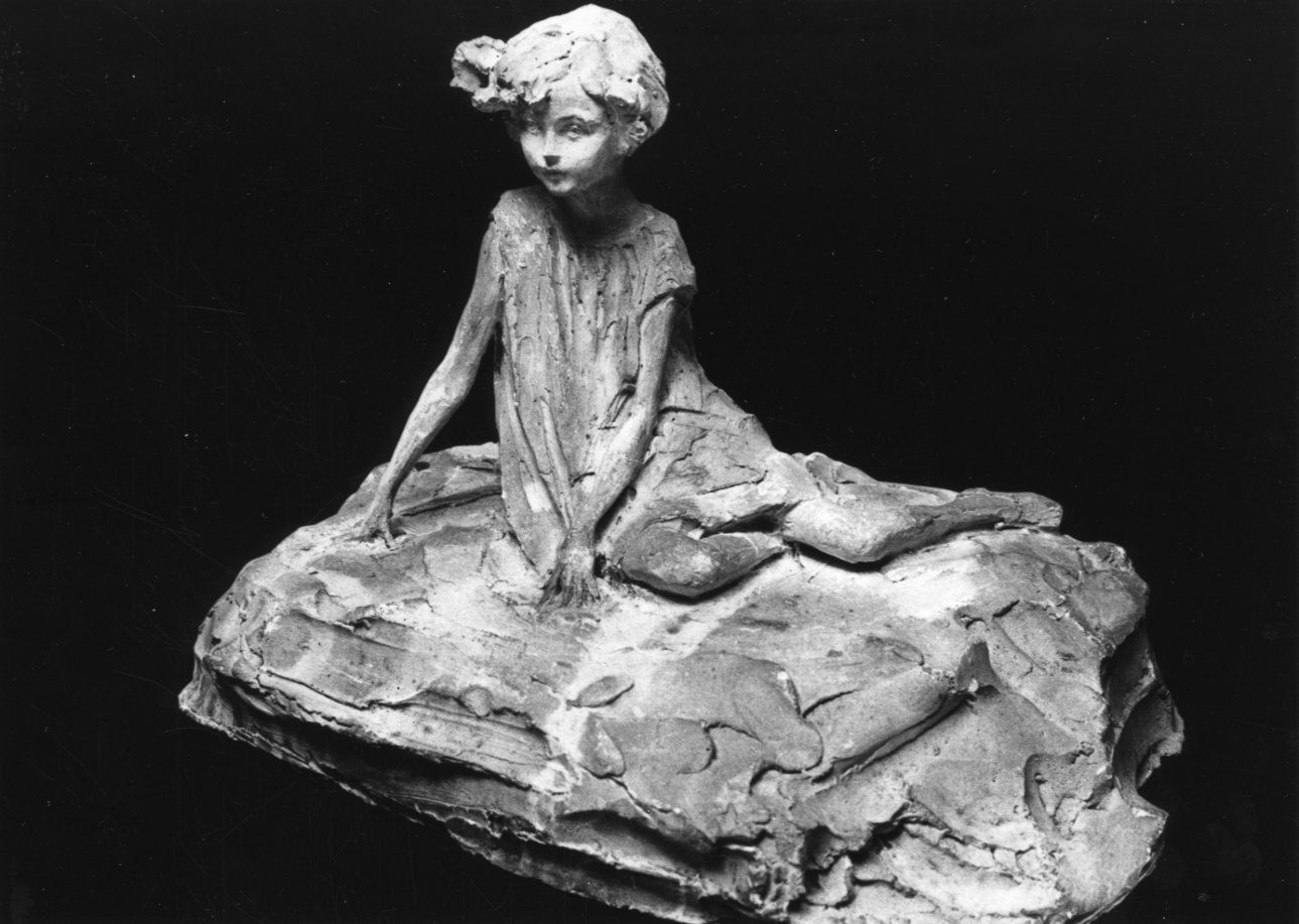 bambina (scultura, opera isolata) di Troubetzkoy Paolo (primo quarto sec. XX)
