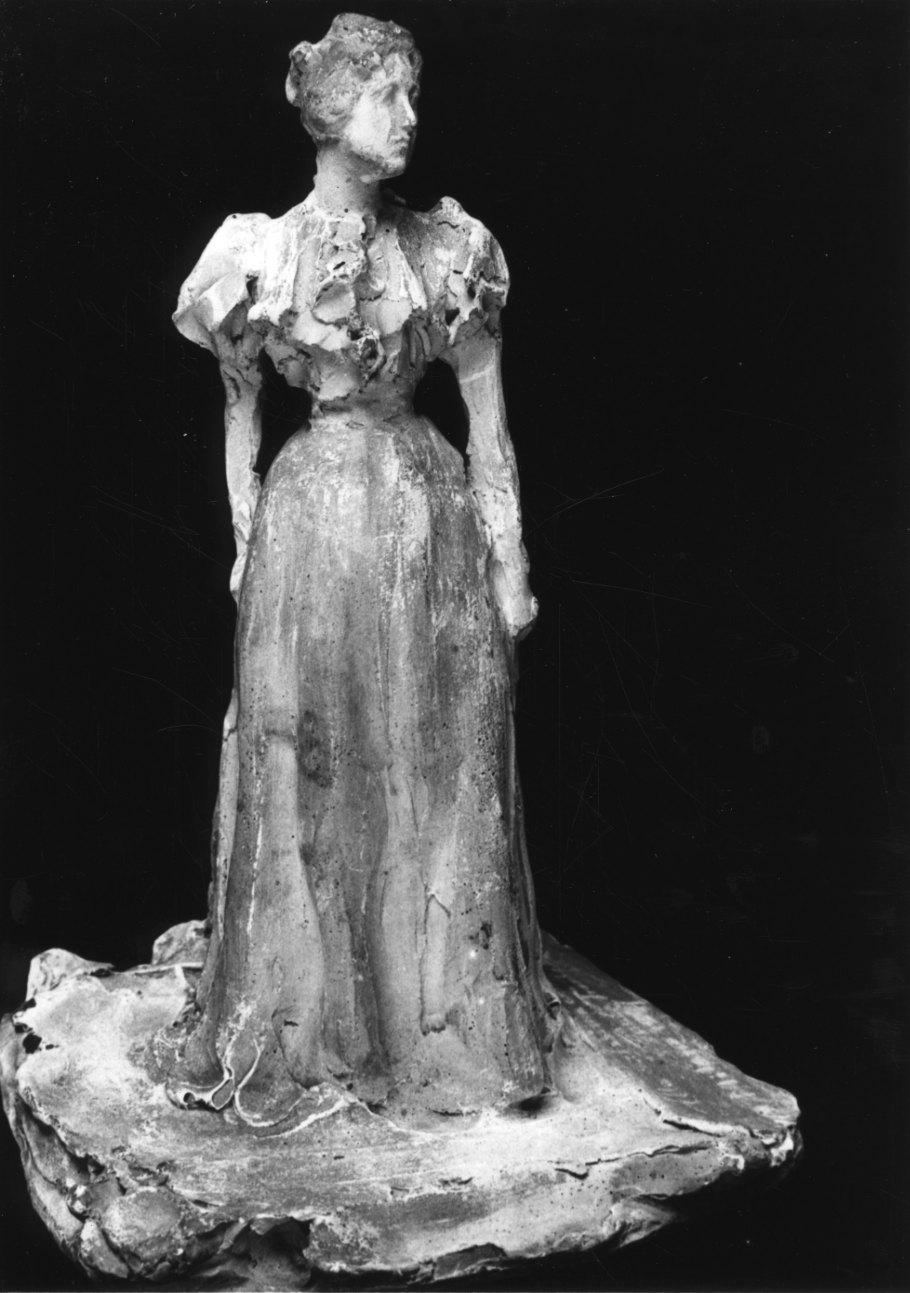 figura femminile (scultura, opera isolata) di Troubetzkoy Paolo (fine sec. XIX)