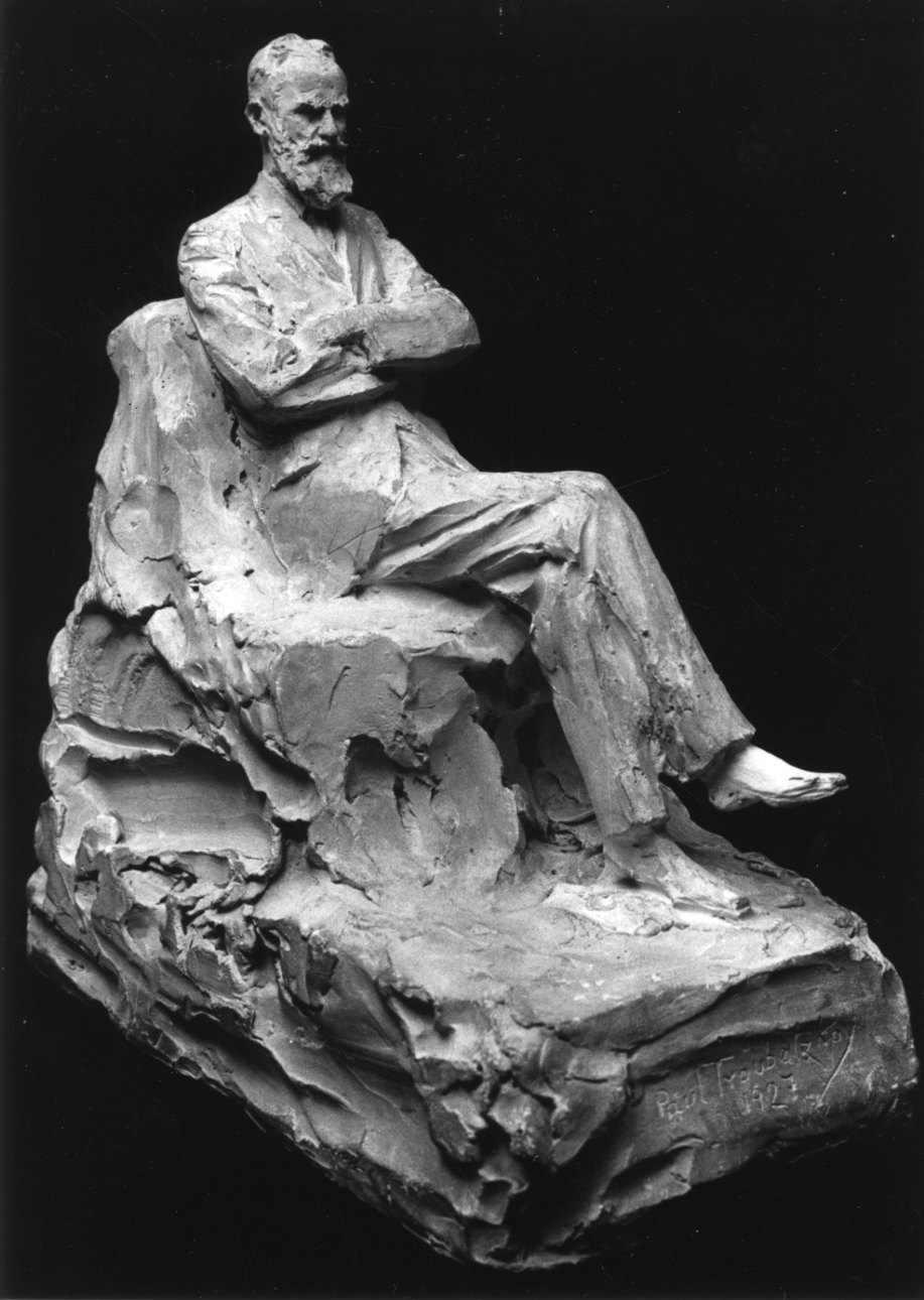 ritratto di George Bernard Shaw (scultura, opera isolata) di Troubetzkoy Paolo (secondo quarto sec. XX)