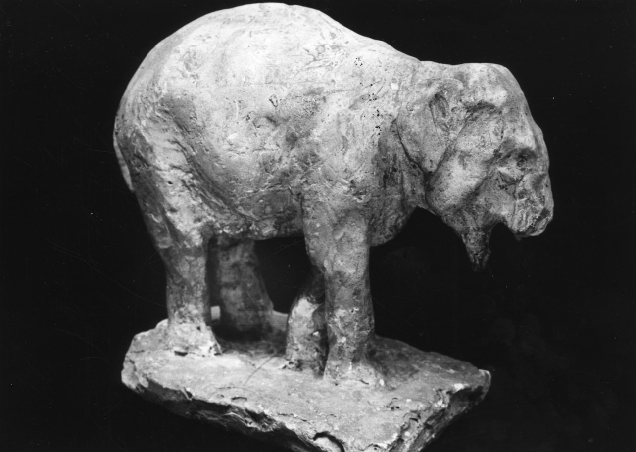 elefante (scultura, opera isolata) di Troubetzkoy Paolo (inizio sec. XX)