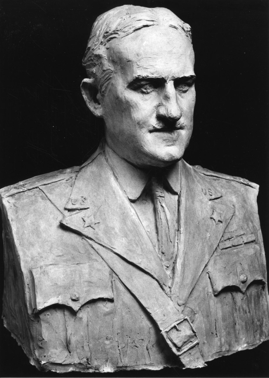 ritratto di John Joseph Pershing (scultura, opera isolata) di Troubetzkoy Paolo (primo quarto sec. XX)