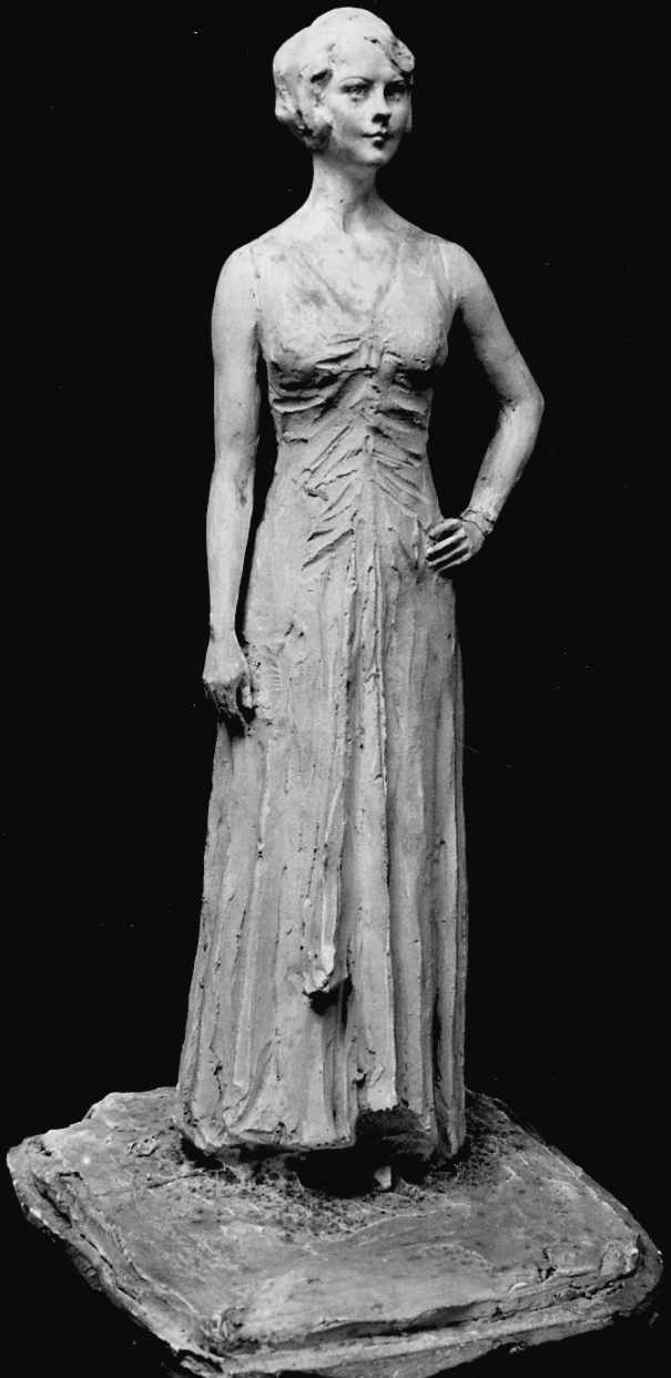 figura femminile (scultura, opera isolata) di Troubetzkoy Paolo (prima metà sec. XX)