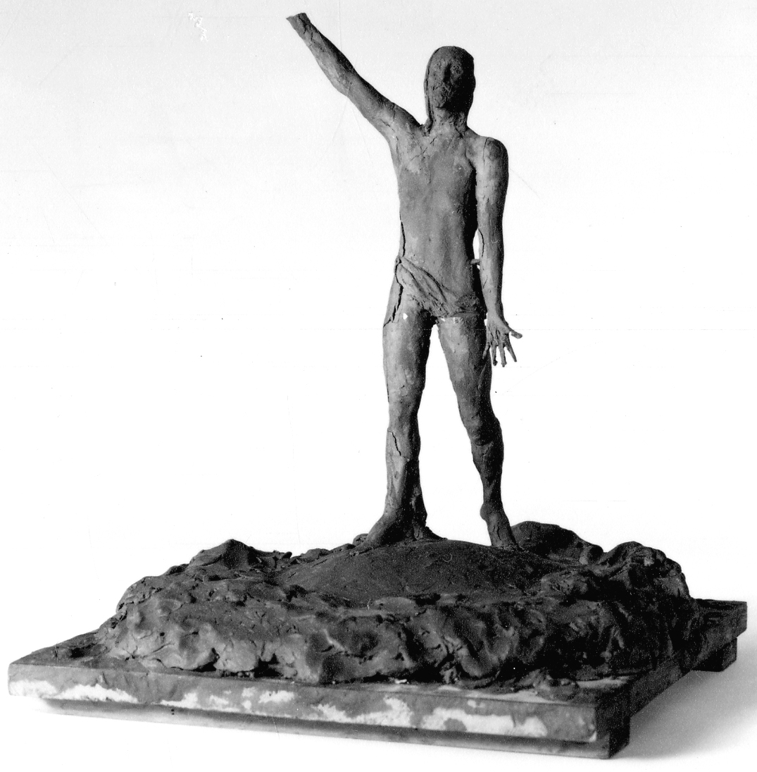 Cristo redentore (scultura, opera isolata) di Troubetzkoy Paolo (secondo quarto sec. XX)