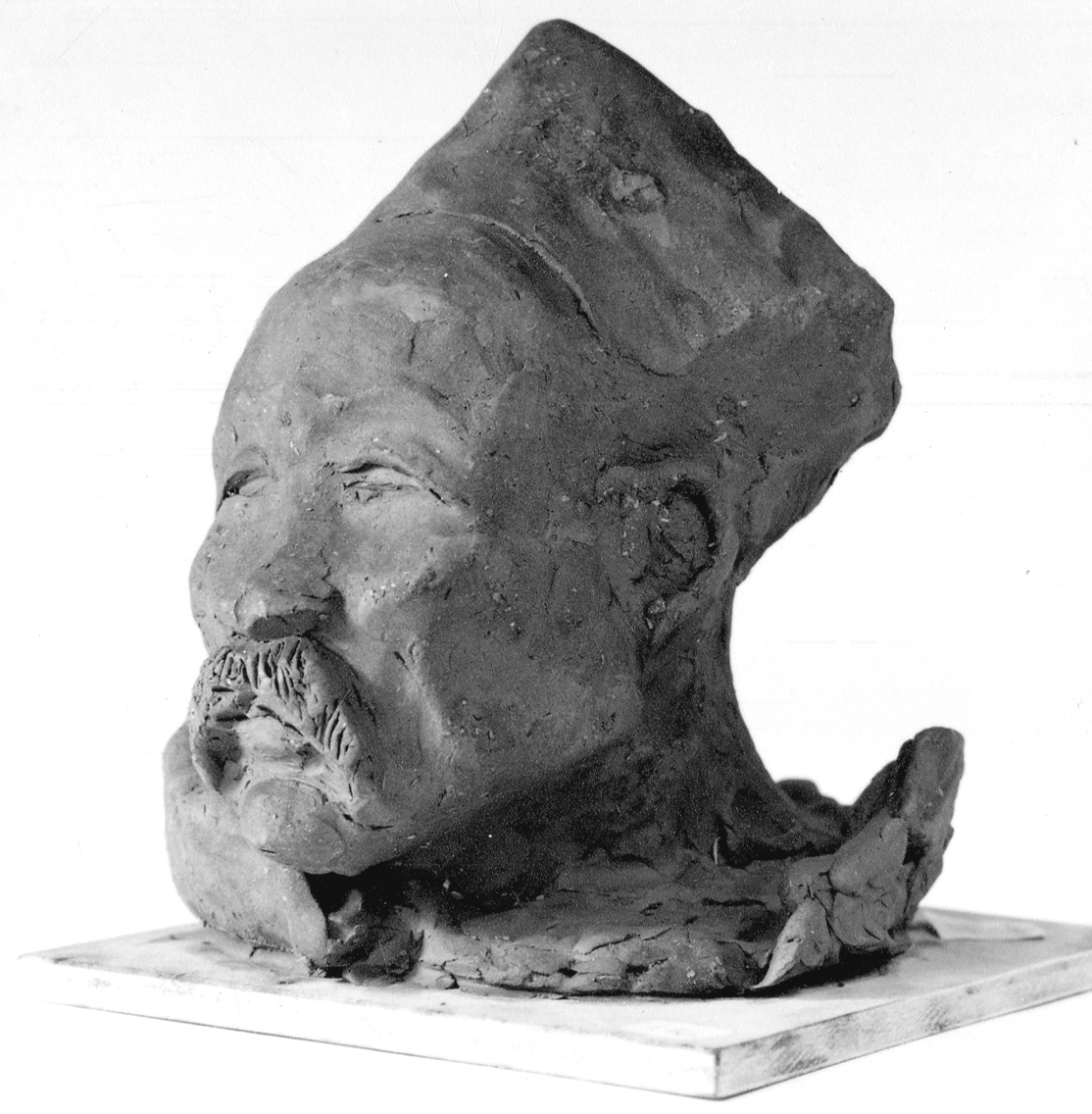 testa ritratto di Mandarino cinese (scultura, opera isolata) di Troubetzkoy Paolo (secc. XIX/ XX)