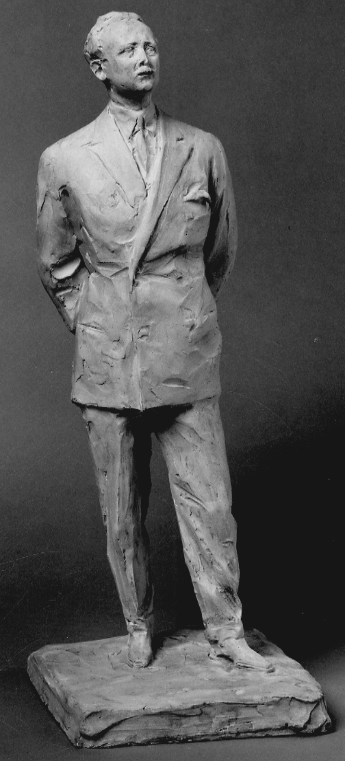 ritratto d'uomo (scultura, opera isolata) di Troubetzkoy Paolo (secondo quarto sec. XX)