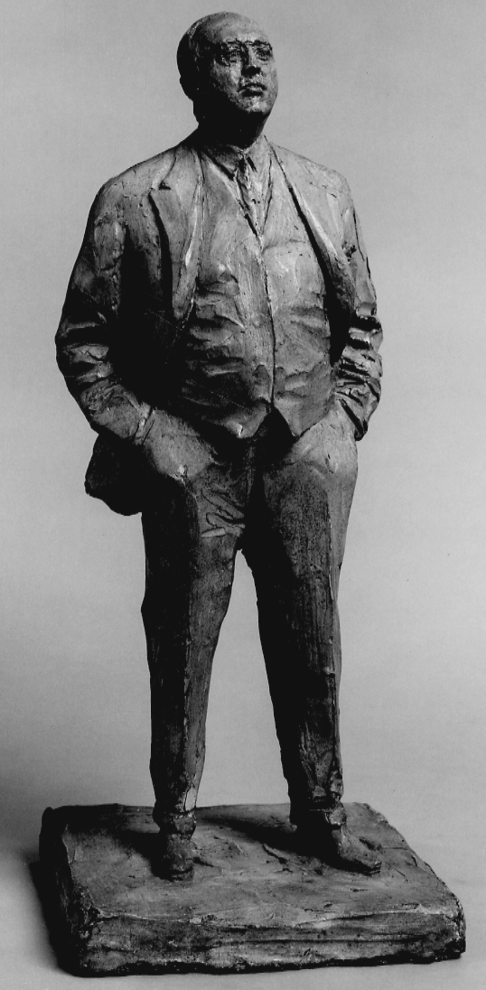 ritratto d'uomo (scultura, opera isolata) di Troubetzkoy Paolo (secondo quarto sec. XX)