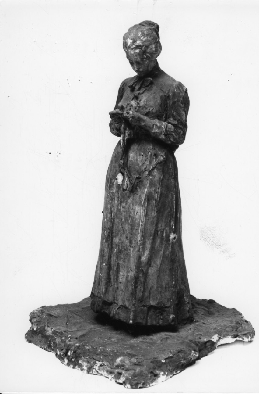 ritratto di Angeline Troubetzkoy (scultura, opera isolata) di Troubetzkoy Paolo (inizio sec. XX)