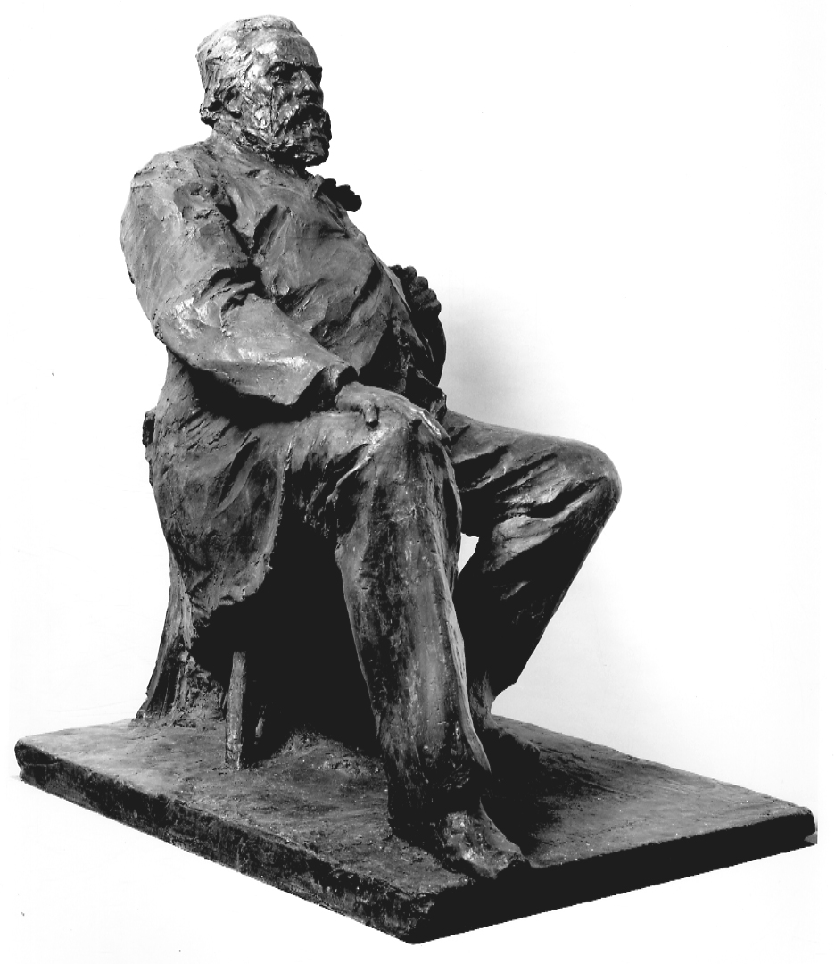 ritratto di Leone Galitzin (scultura, opera isolata) di Troubetzkoy Paolo (inizio sec. XX)