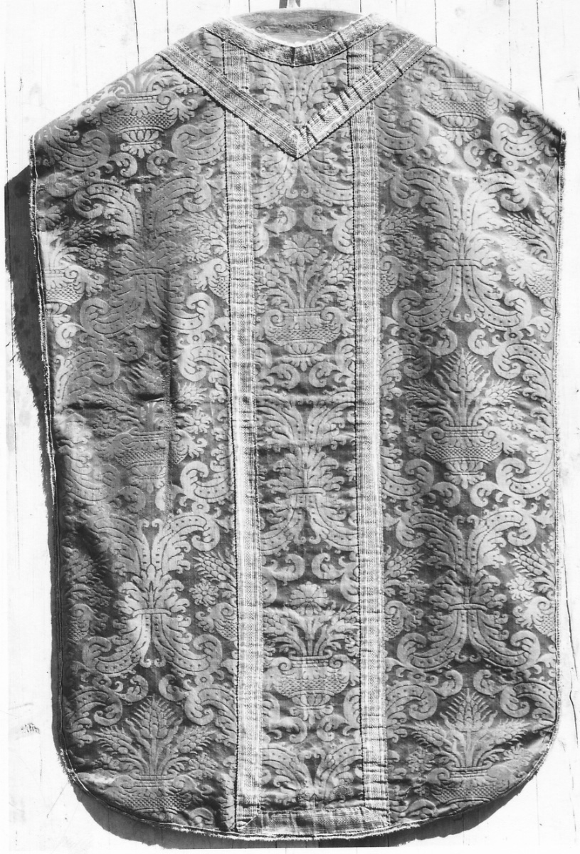 pianeta, elemento d'insieme - manifattura italiana (seconda metà sec. XVI)