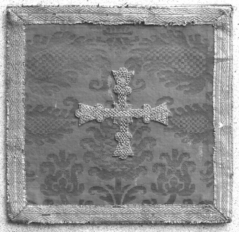 borsa del corporale, opera isolata - manifattura italiana (fine/inizio secc. XVI/ XVII)