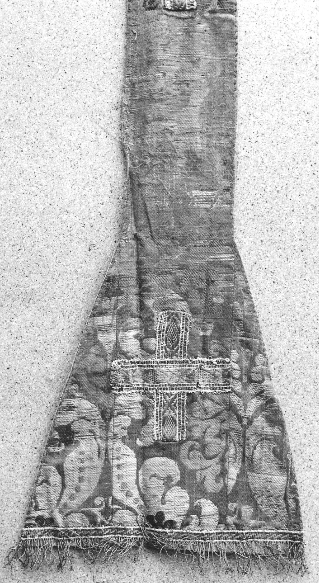 manipolo, elemento d'insieme - manifattura italiana (seconda metà sec. XVII)