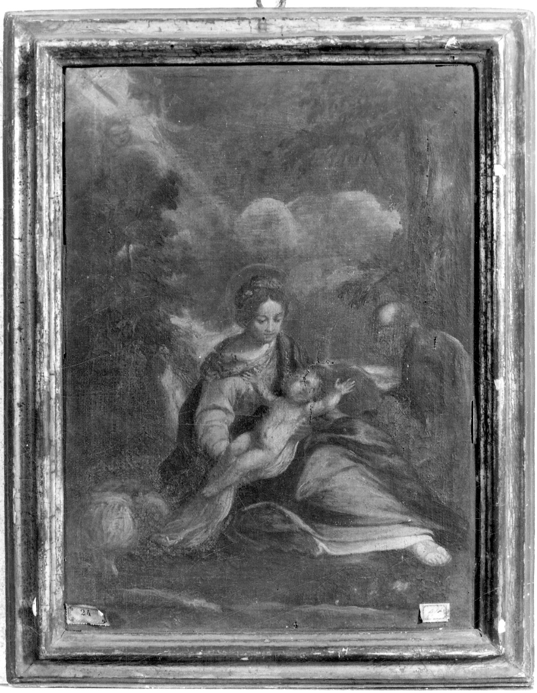 Sacra Famiglia (dipinto, opera isolata) - ambito emiliano (fine/inizio secc. XVIII/ XIX)