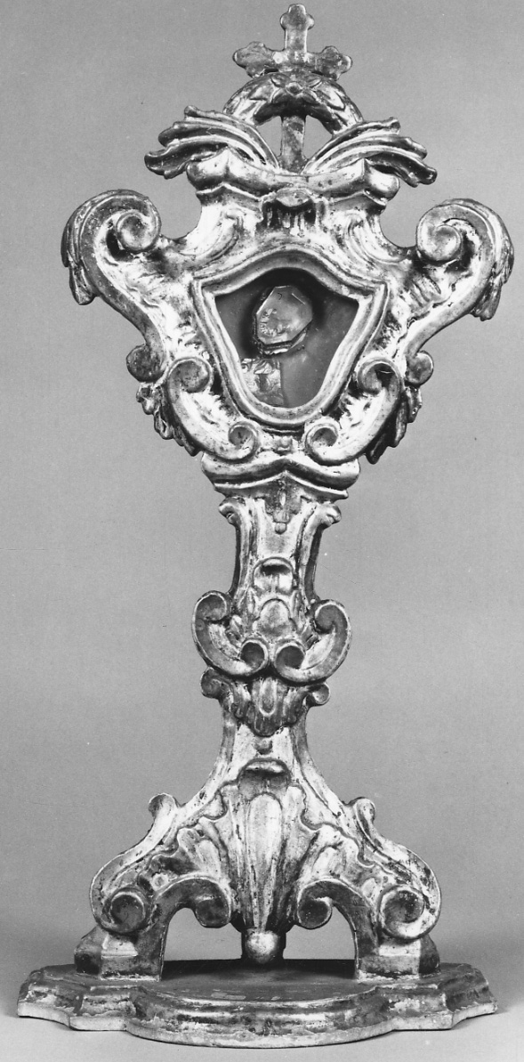 reliquiario - a ostensorio, serie - bottega piemontese (fine sec. XVIII)