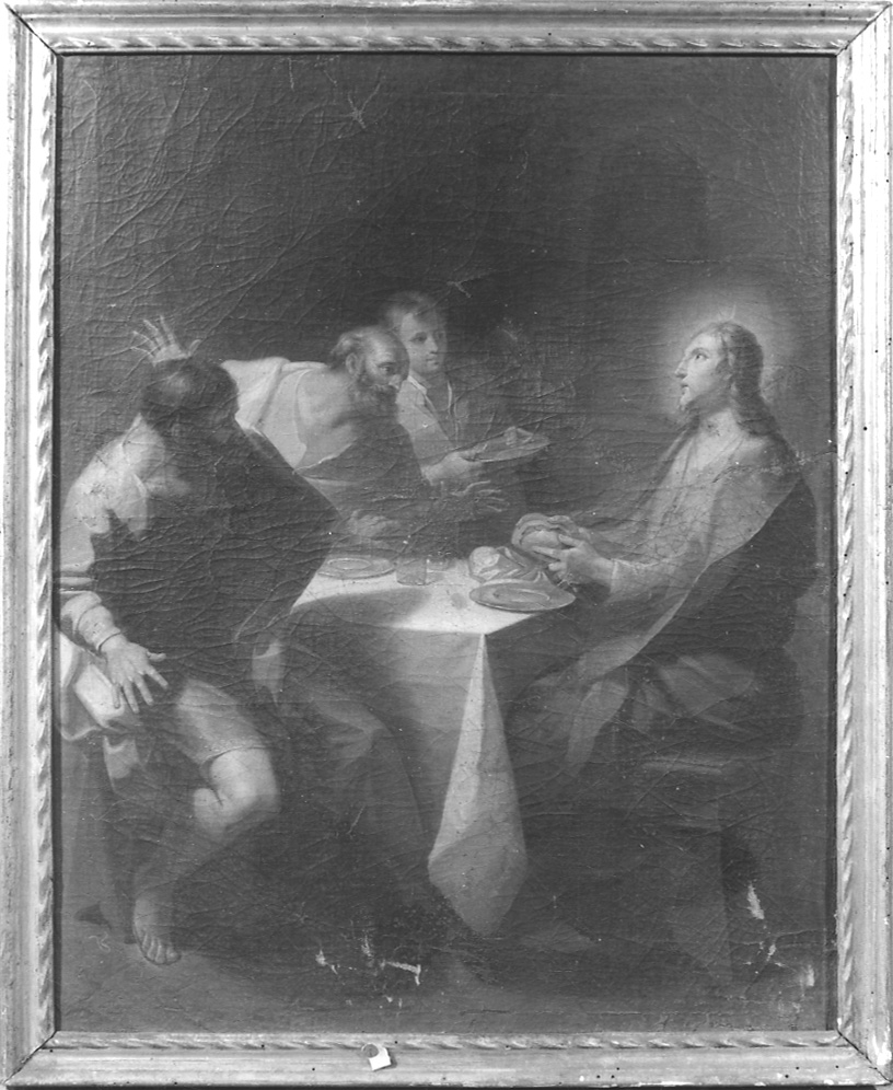 cena in Emmaus (dipinto, opera isolata) di Fiori Federico detto Federico Barocci (attribuito) (fine sec. XVI)