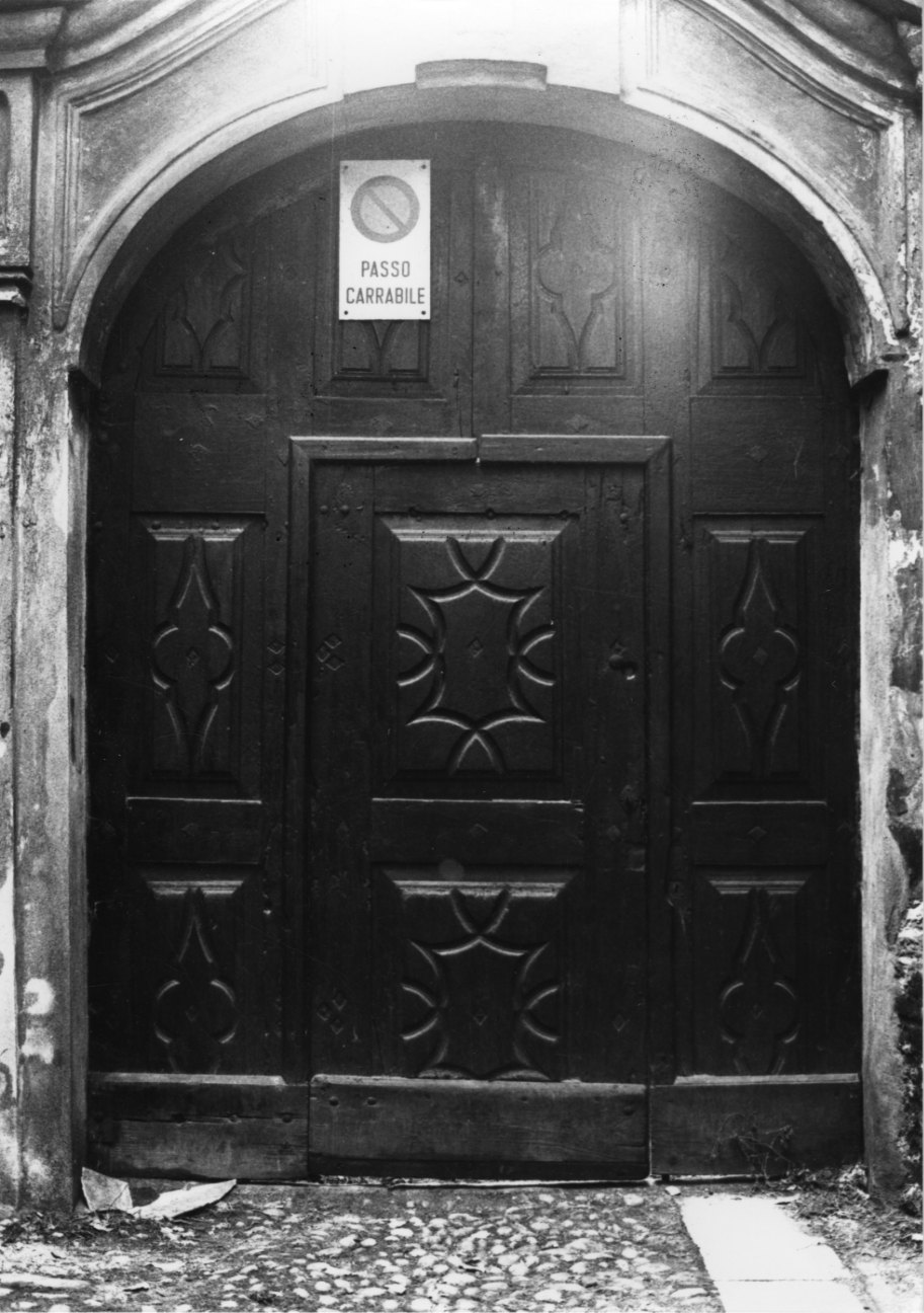 portone, opera isolata - bottega piemontese (fine sec. XVIII)