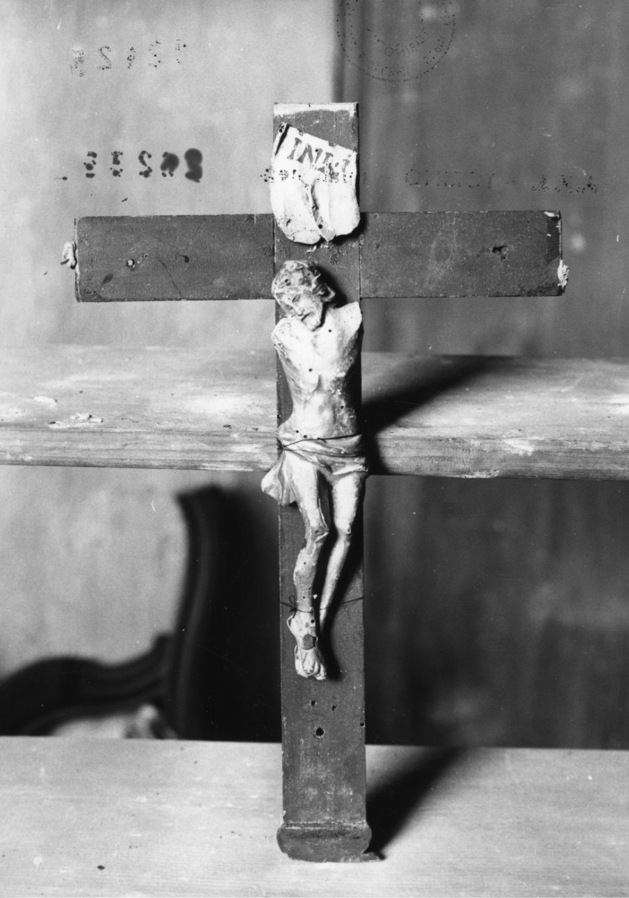 Cristo crocifisso (crocifisso, opera isolata) - bottega vercellese (sec. XVIII)