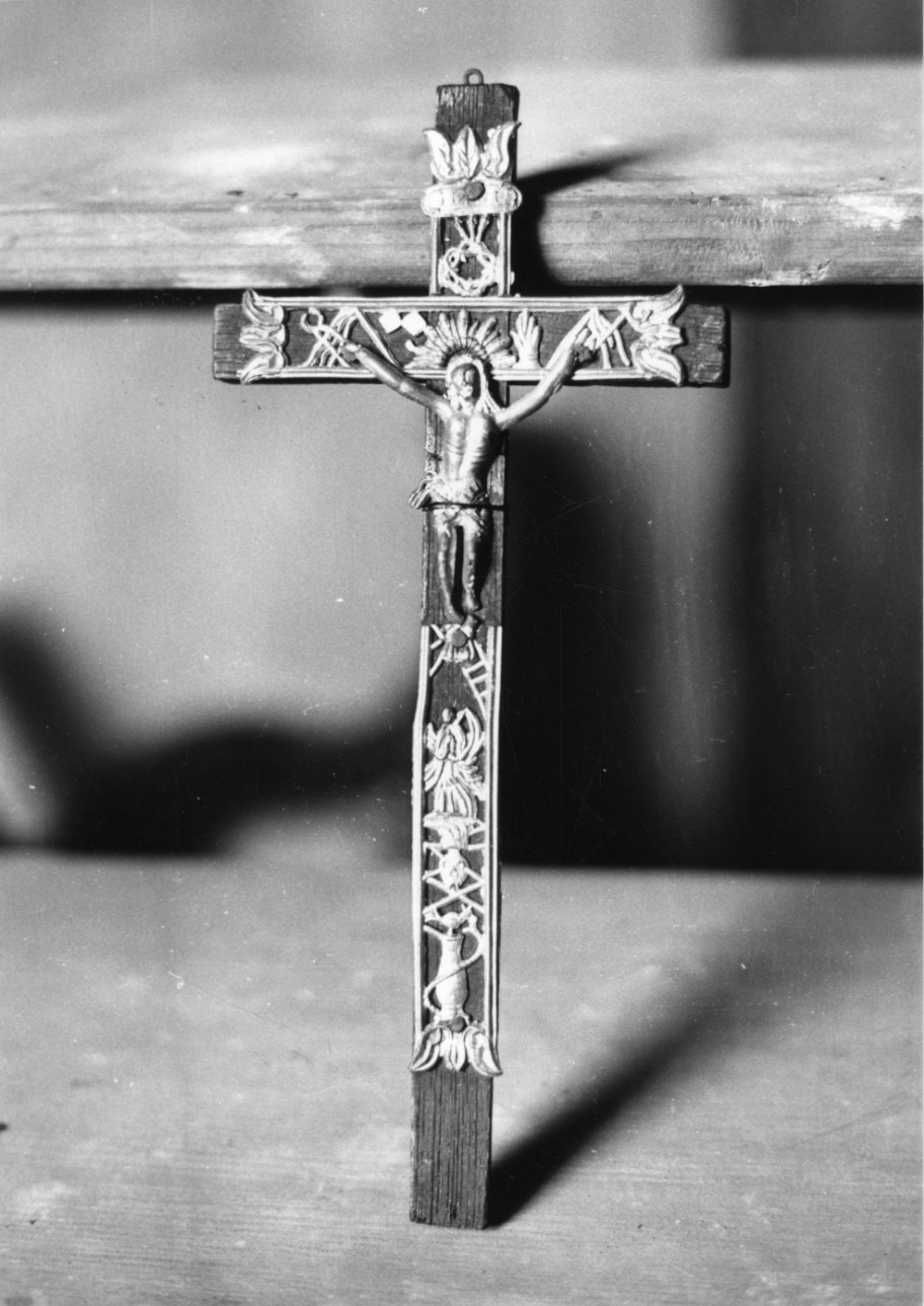 Cristo crocifisso (crocifisso, serie) - bottega vercellese (sec. XIX)