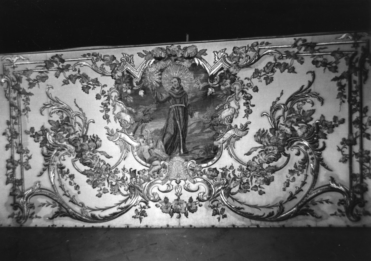 San Bernardino da Siena (paliotto, opera isolata) di Briosco Melchior (metà sec. XVIII)