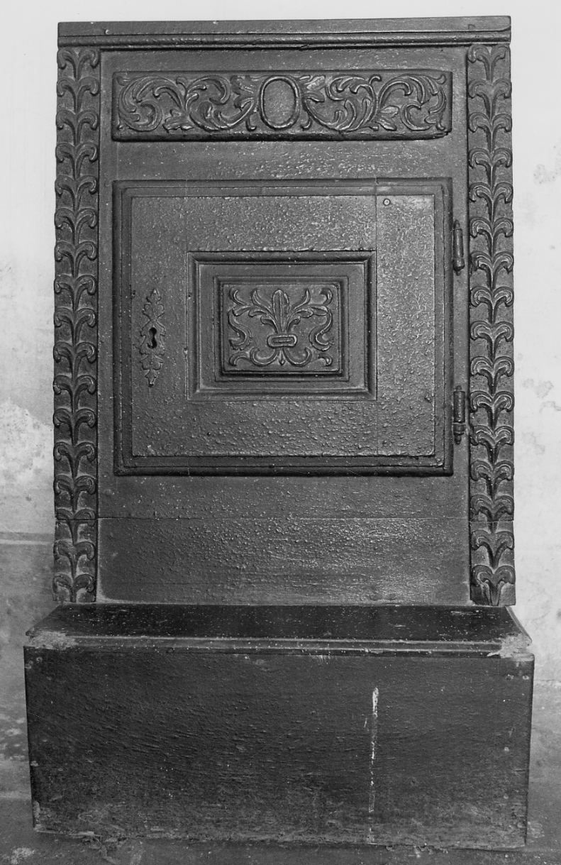 inginocchiatoio - a stipetto, opera isolata - bottega piemontese (prima metà sec. XVII)