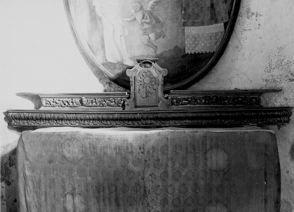 gradino d'altare, opera isolata - bottega piemontese (fine/inizio secc. XVII/ XVIII)