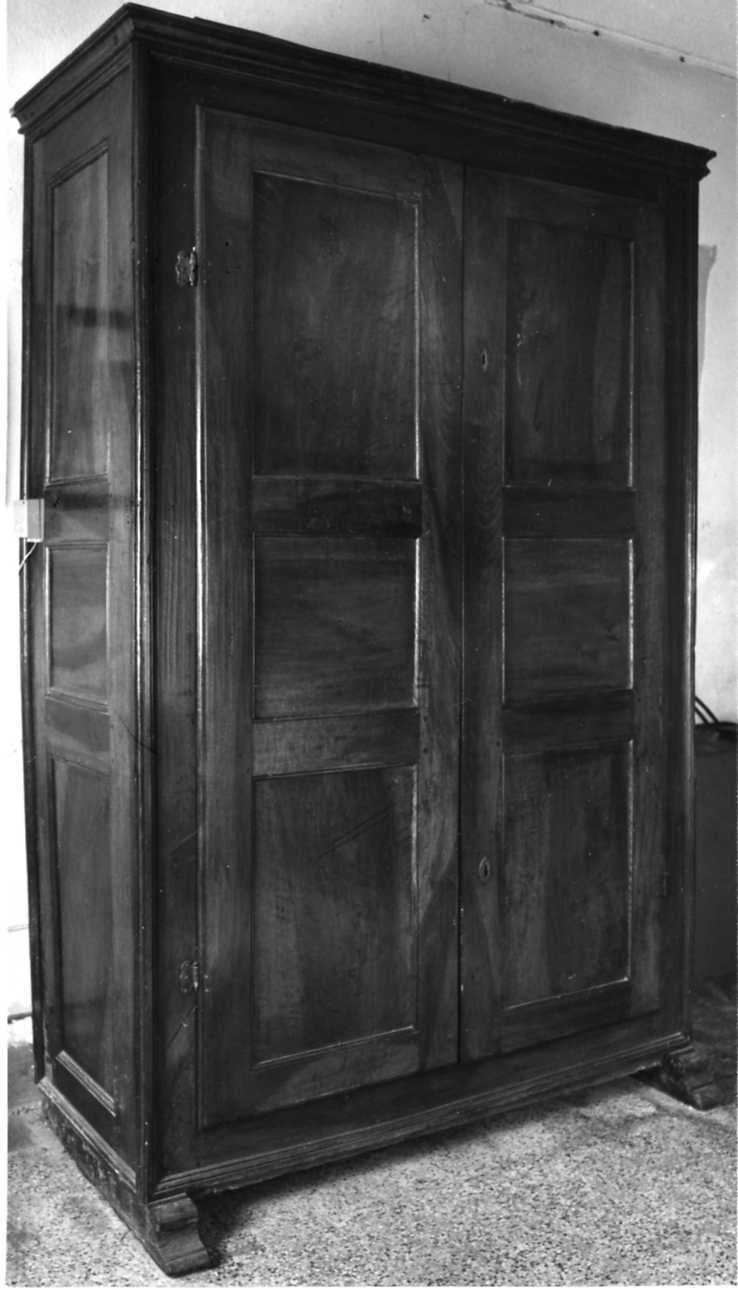 armadio da sacrestia, opera isolata - bottega piemontese, manifattura fiammingo-borgognona (seconda metà sec. XIX)