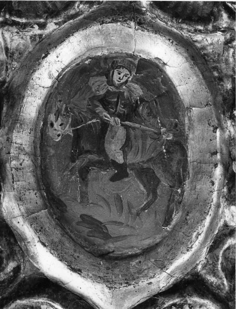 Santa Caterina d'Alessandria con i simboli del martirio (dipinto, elemento d'insieme) - ambito vercellese (metà sec. XVIII)