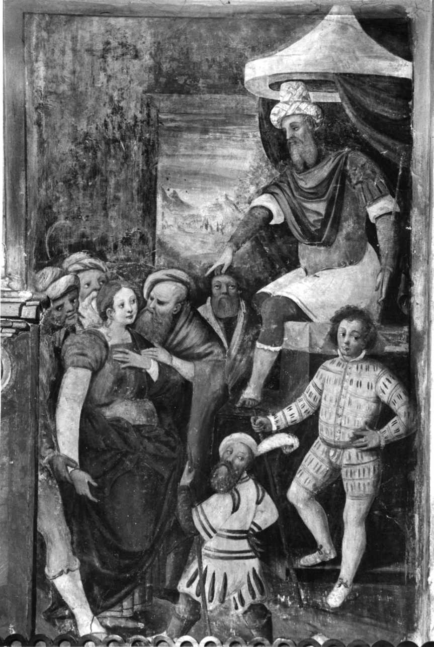 martirio di Santa Caterina d'Alessandria (dipinto, elemento d'insieme) - ambito vercellese (primo quarto sec. XVII)