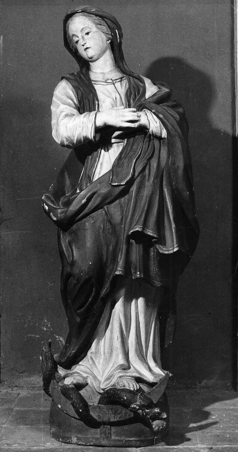 Immacolata Concezione (statua, opera isolata) - bottega piemontese (inizio sec. XVIII)