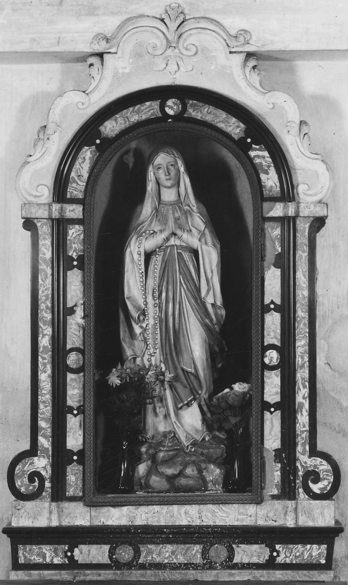 mostra di nicchia, opera isolata - bottega piemontese (seconda metà sec. XIX)