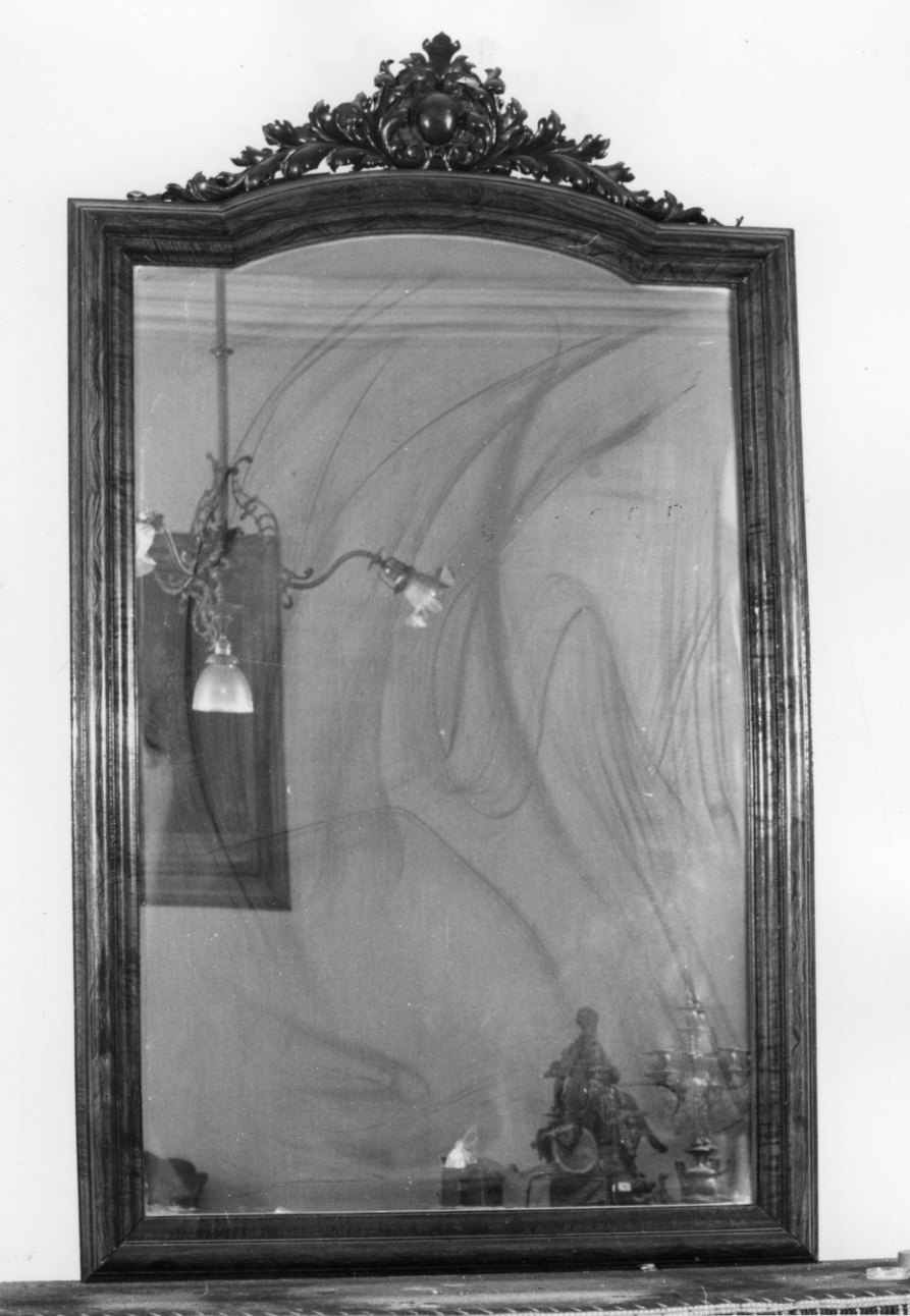 specchiera, opera isolata - bottega piemontese (seconda metà sec. XIX)