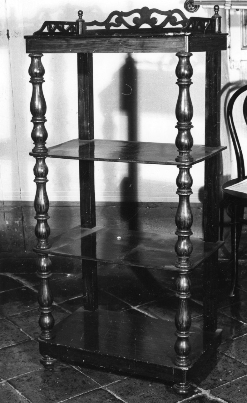 scaffale, opera isolata - bottega piemontese (terzo quarto sec. XIX)