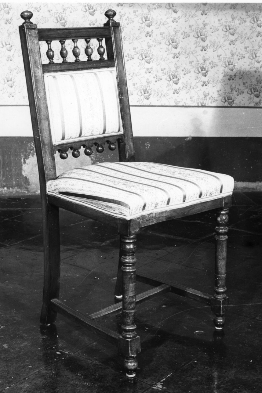 sedia, serie - bottega piemontese (inizio sec. XX)