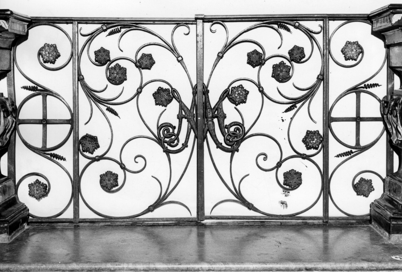 cancello di balaustrata, opera isolata - bottega vercellese (metà sec. XVIII)