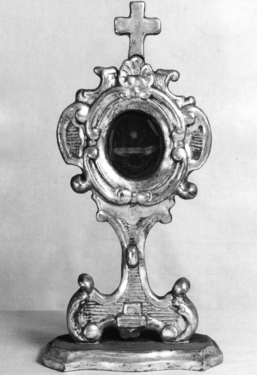 reliquiario - a ostensorio, opera isolata - bottega vercellese (sec. XVIII)