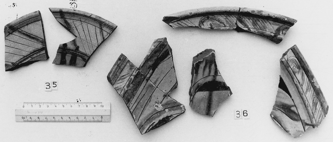 bacino, frammento - bottega padana (sec. XVI)