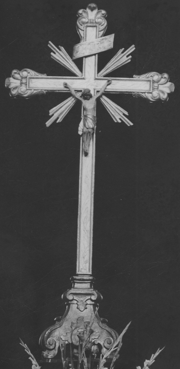 Cristo crocifisso (croce d'altare, opera isolata) - bottega piemontese (sec. XIX)