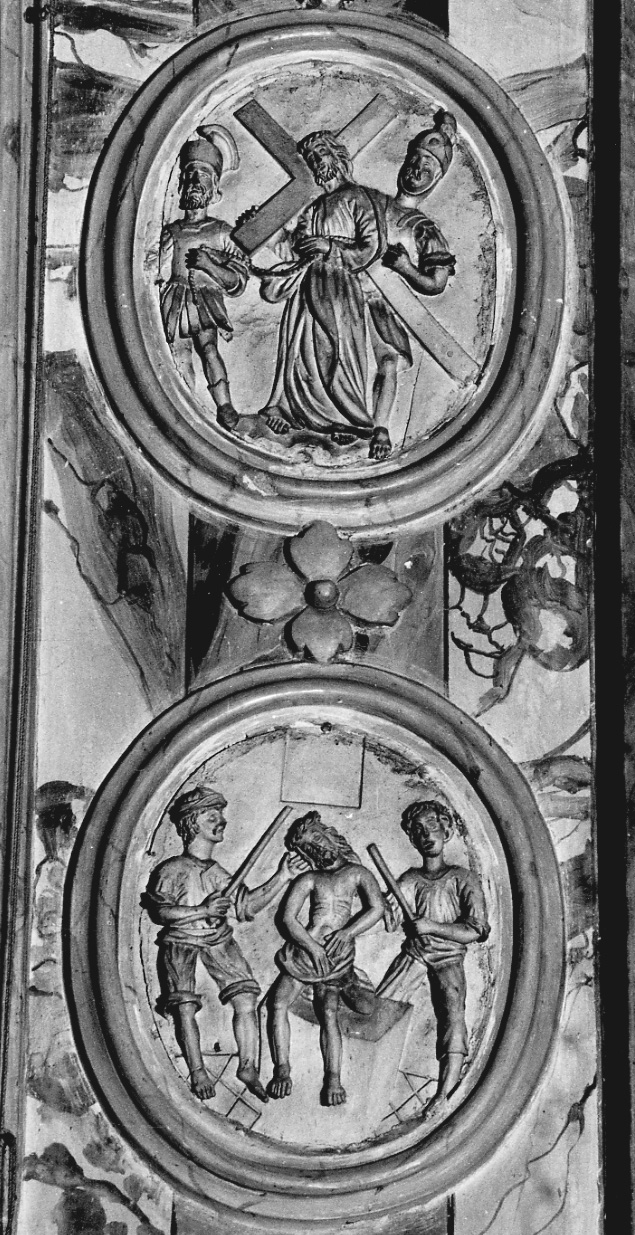 incoronazione di spine (decorazione plastica, elemento d'insieme) - bottega vercellese (fine sec. XVIII)