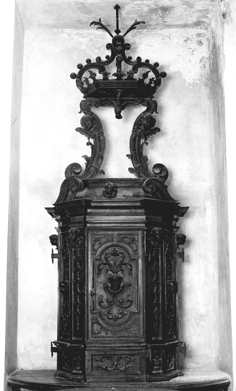 coperchio del fonte battesimale, opera isolata - bottega piemontese (prima metà sec. XVIII)