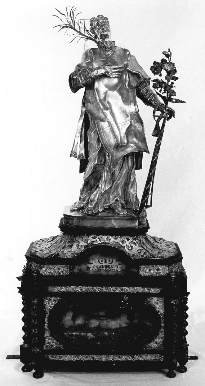 San Lorenzo (statua, elemento d'insieme) - bottega lombarda (fine sec. XVII)
