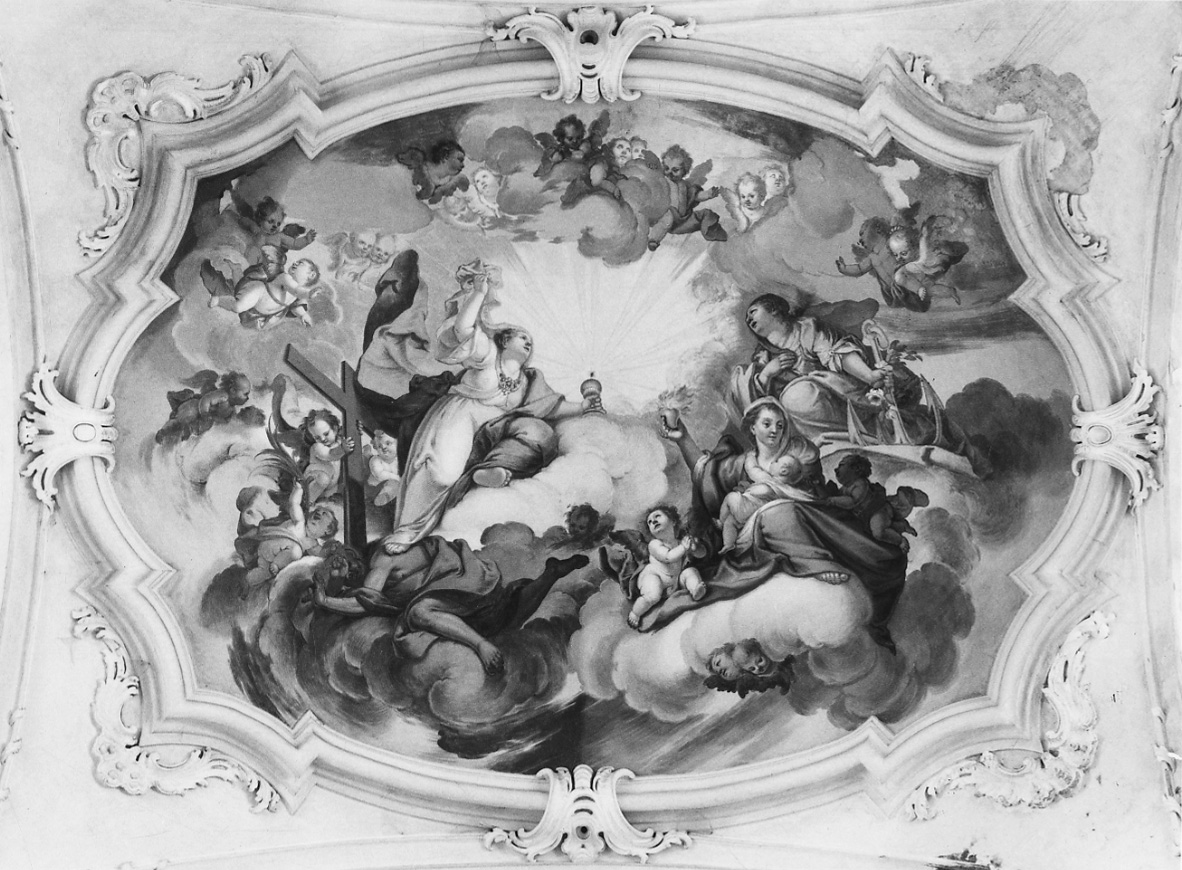 tre Virtù Teologali (dipinto, opera isolata) - ambito lombardo-piemontese (terzo quarto sec. XVIII)