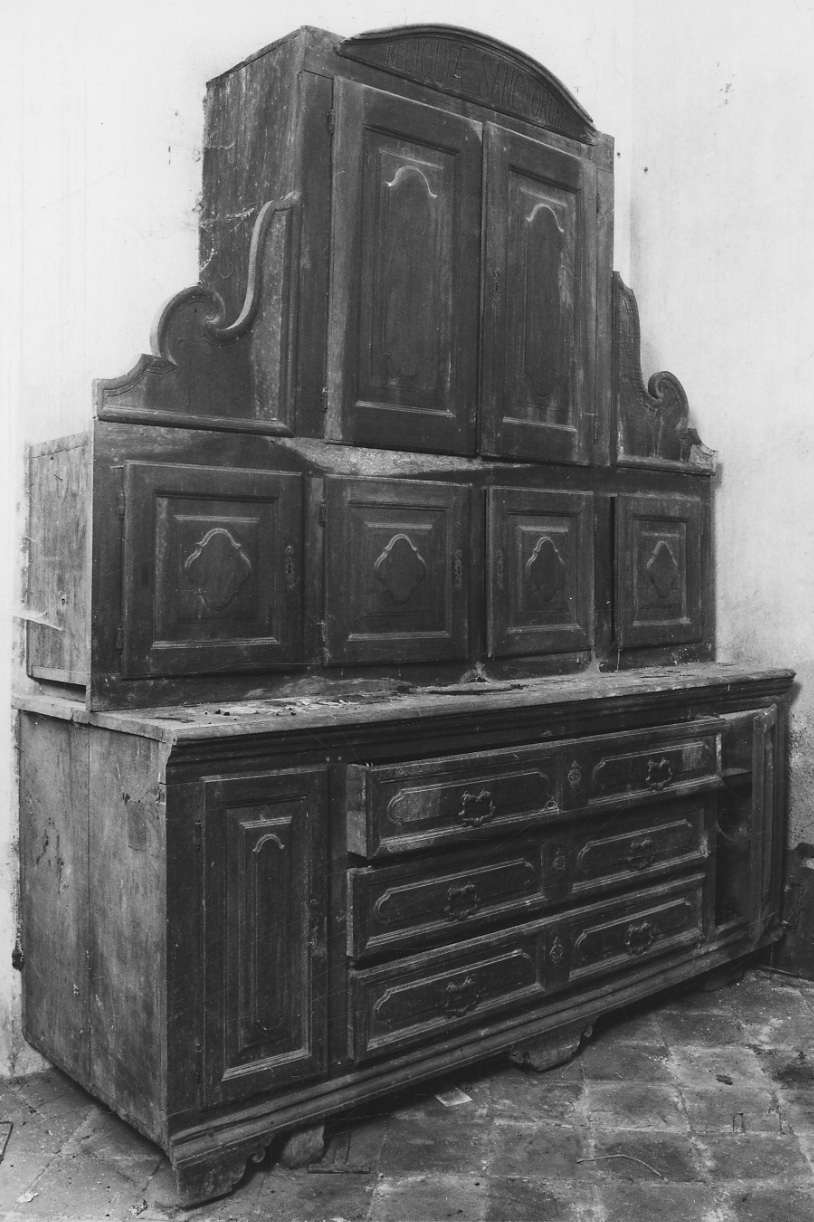 armadio da sacrestia, opera isolata - bottega vercellese (sec. XIX)