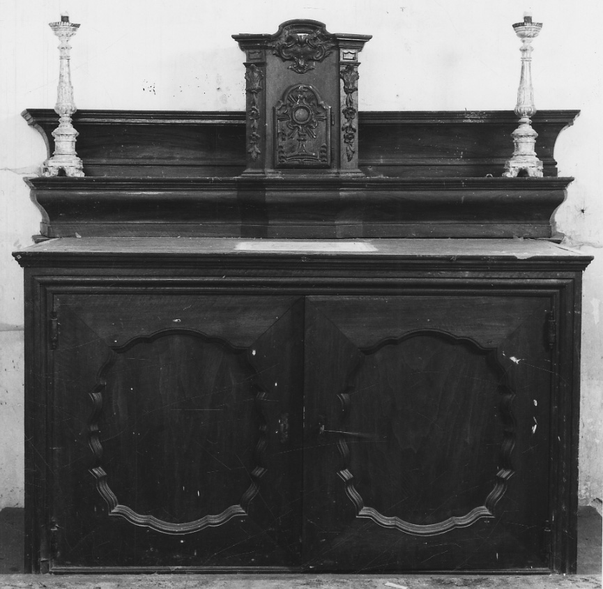 mobile da sacrestia, opera isolata - bottega vercellese (fine/inizio secc. XIX/ XX)