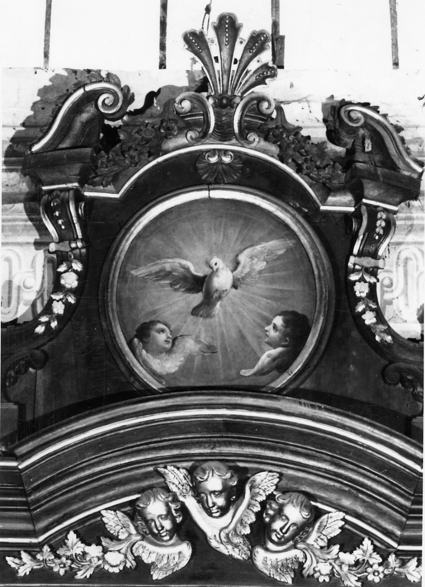 colomba dello Spirito Santo (dipinto, opera isolata) - ambito piemontese (sec. XVIII)