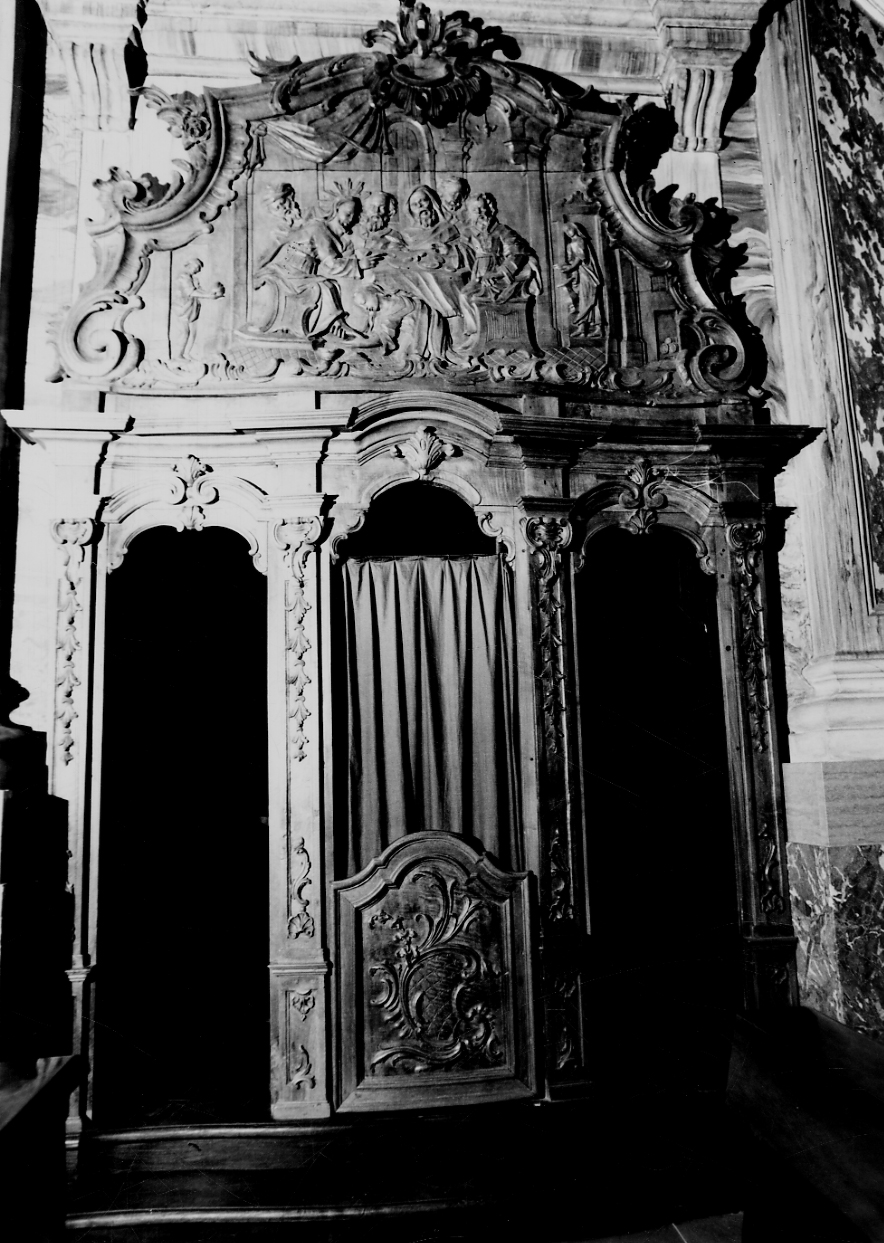 confessionale, serie di Argenteri Giuseppe (terzo quarto sec. XVIII)