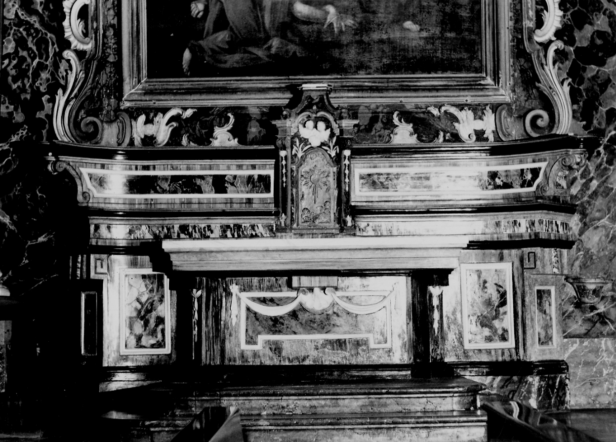 altare, coppia - bottega piemontese (terzo quarto sec. XVIII)