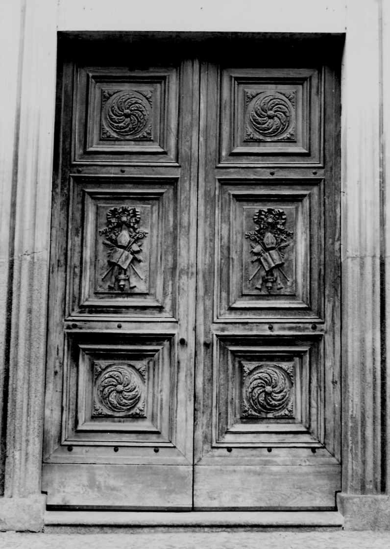 portale, opera isolata - bottega vercellese (ultimo quarto sec. XVIII)