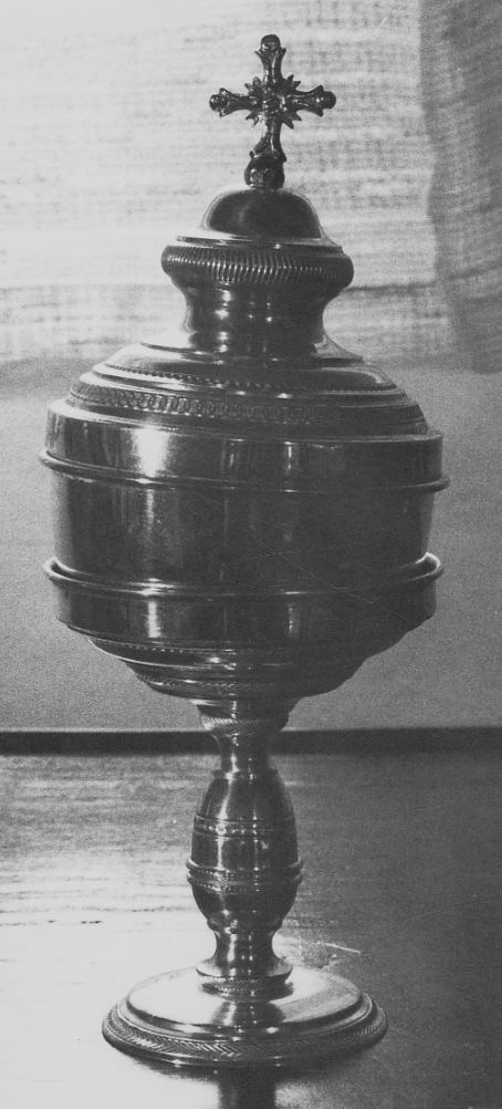 pisside, opera isolata - bottega piemontese (seconda metà sec. XIX)